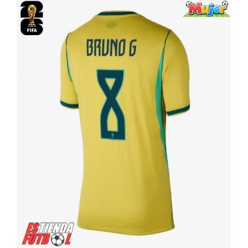 Brasil Bruno Guimaraes #8 Primera Equipación Mujer Mundial 2026 Manga Corta